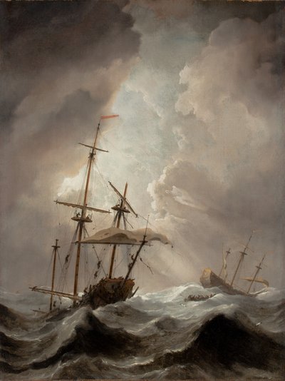 Tempête en mer - Willem van de Velde